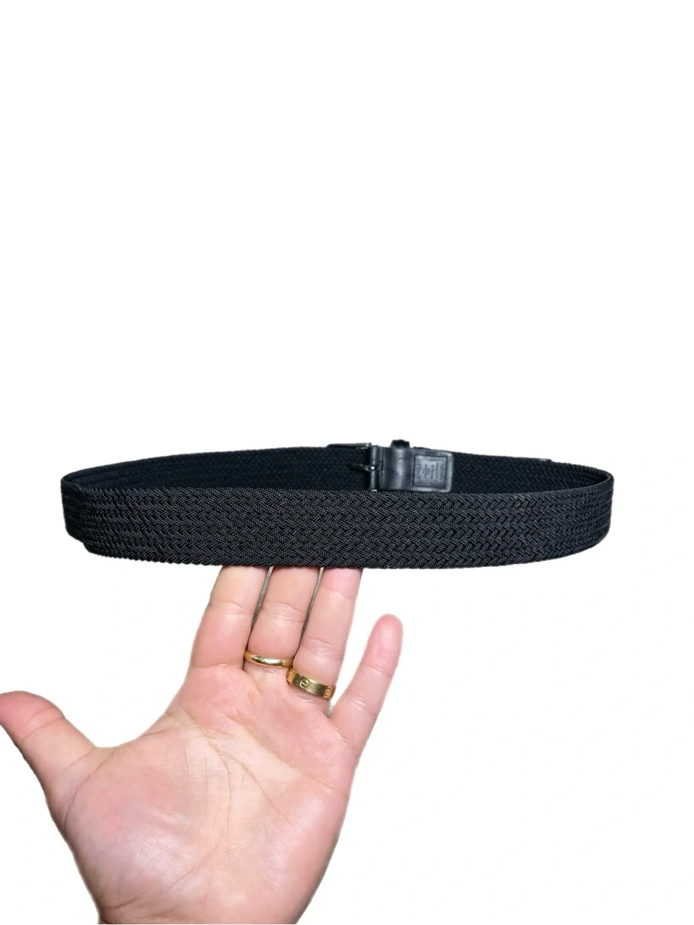 Men’s Tactical Vintage Canvas Black Belt